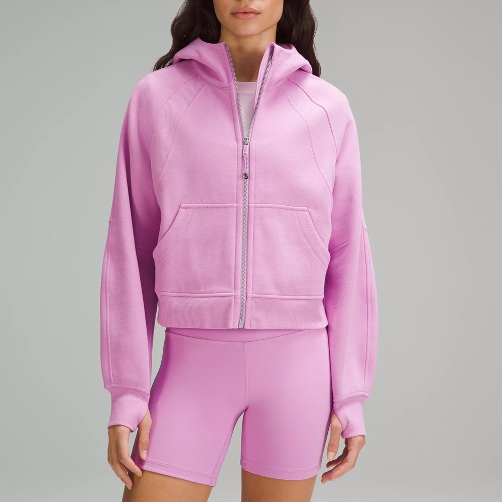 NWT lululemon scuba oversized full size in xl/xxl pink color